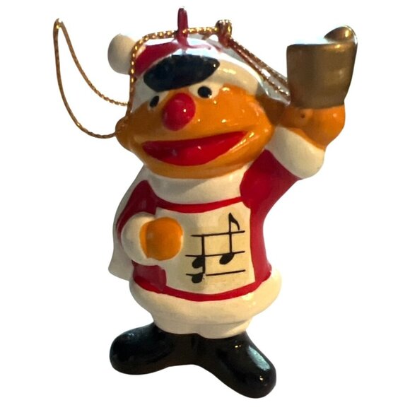Vintage 1986 Sesame Street Ernie Christmas Ornament - Picture 1 of 5